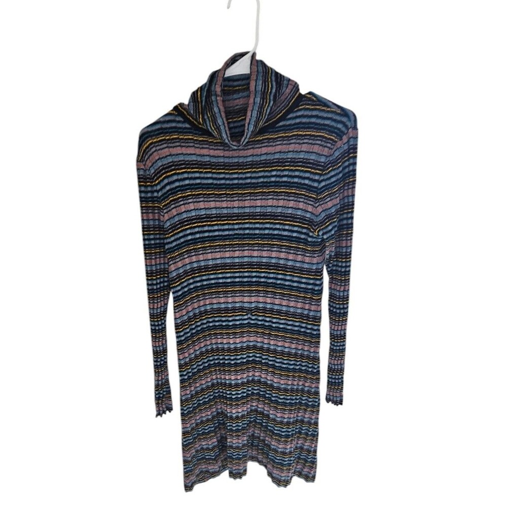 Altar'd State Longsleeve Turtleneck Knit Dress Size Large